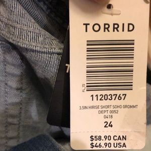 torrid Shorts - NWT Torrid high rise shorts size 24 torrid Shorts - NWT Torrid high rise shorts size 24